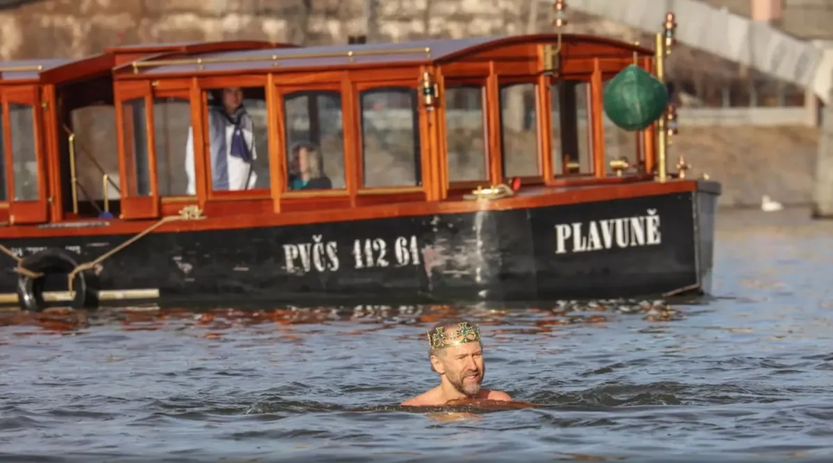 14th Three Kings Swim in Prague: A Plunge into the Icy Waters of the Vltava River