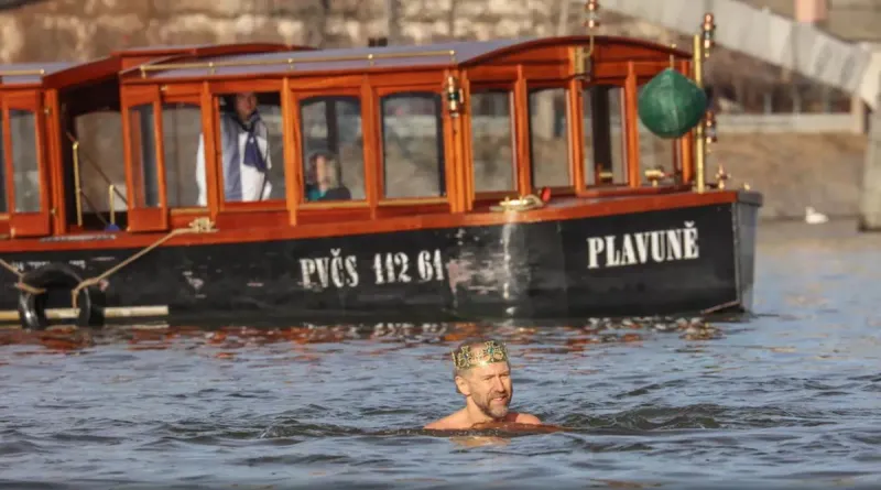 14th Three Kings Swim in Prague: A Plunge into the Icy Waters of the Vltava River