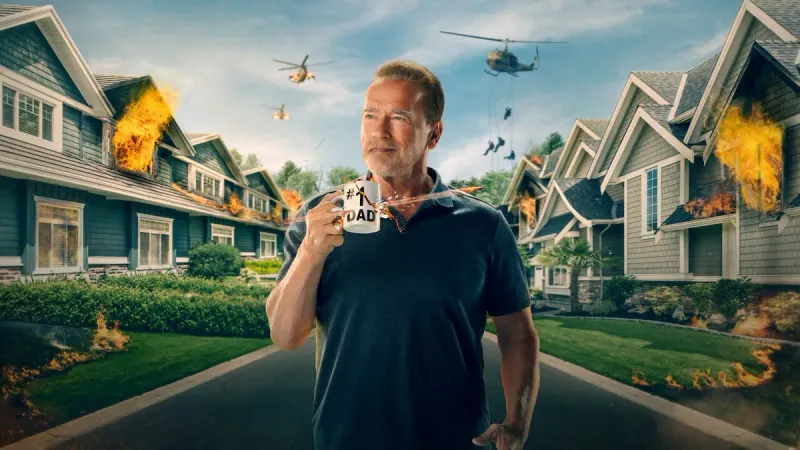 Action Hero Arnold Schwarzenegger Arrives in Prague for ‘Fubar’ Sequel