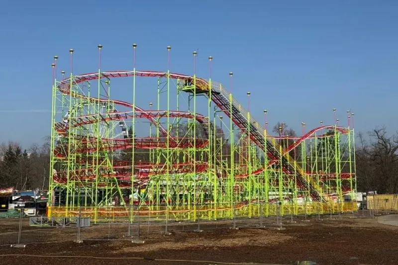 Childhood Memories on Rails: Cyclone Roller Coaster Returns to Prague
