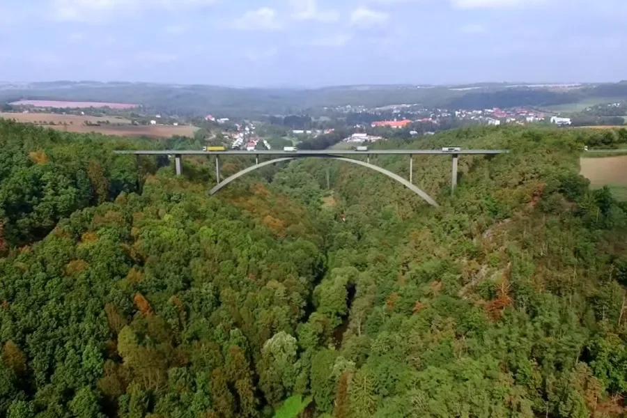 Construction begins on highest road bridge in the Czech Republic