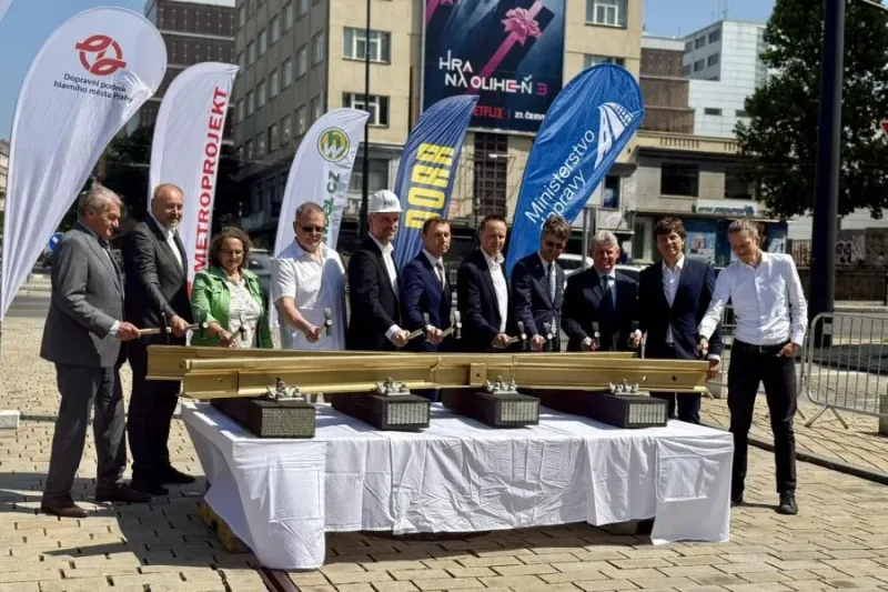 Construction begins on new TT Muzeum tram line in Prague