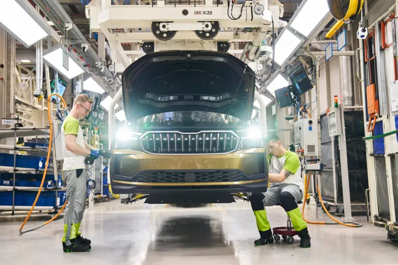 Czech Automotive Industry: 5% Increase in Production by the End of November Compared to the Previous Year