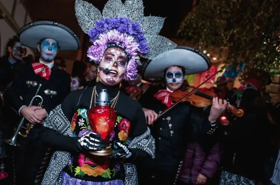 Día de Muertos Festival at the Náprstek Museum on Betlémské Náměstí in Prague