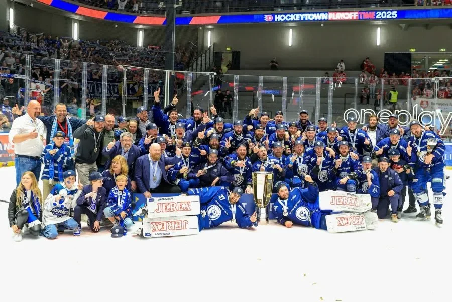 HC Kometa Brno are Czech Ice Hockey Champions 2024/2025