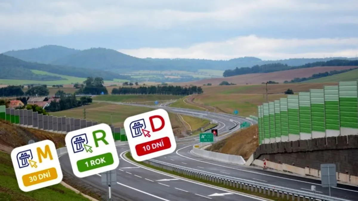 Higher Motorway Vignette Prices in the Czech Republic Starting January 2025