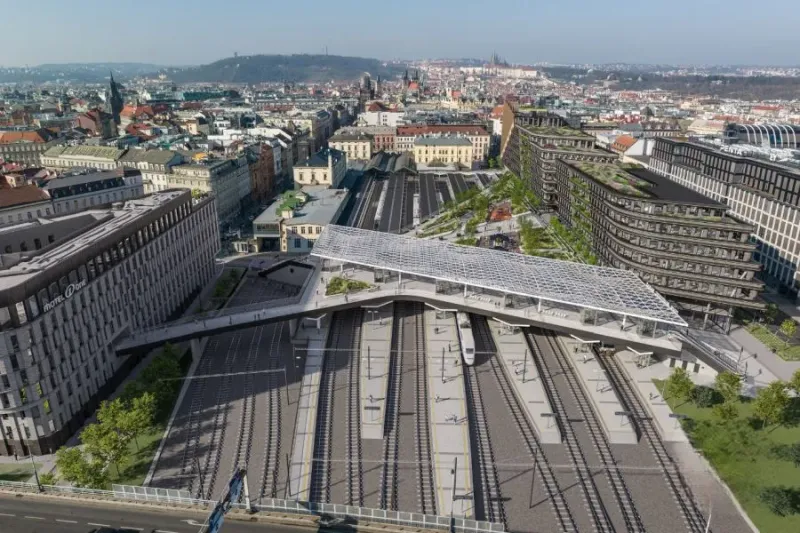 Masarykovo nádraží: Train services will be suspended for almost a week at the end of July