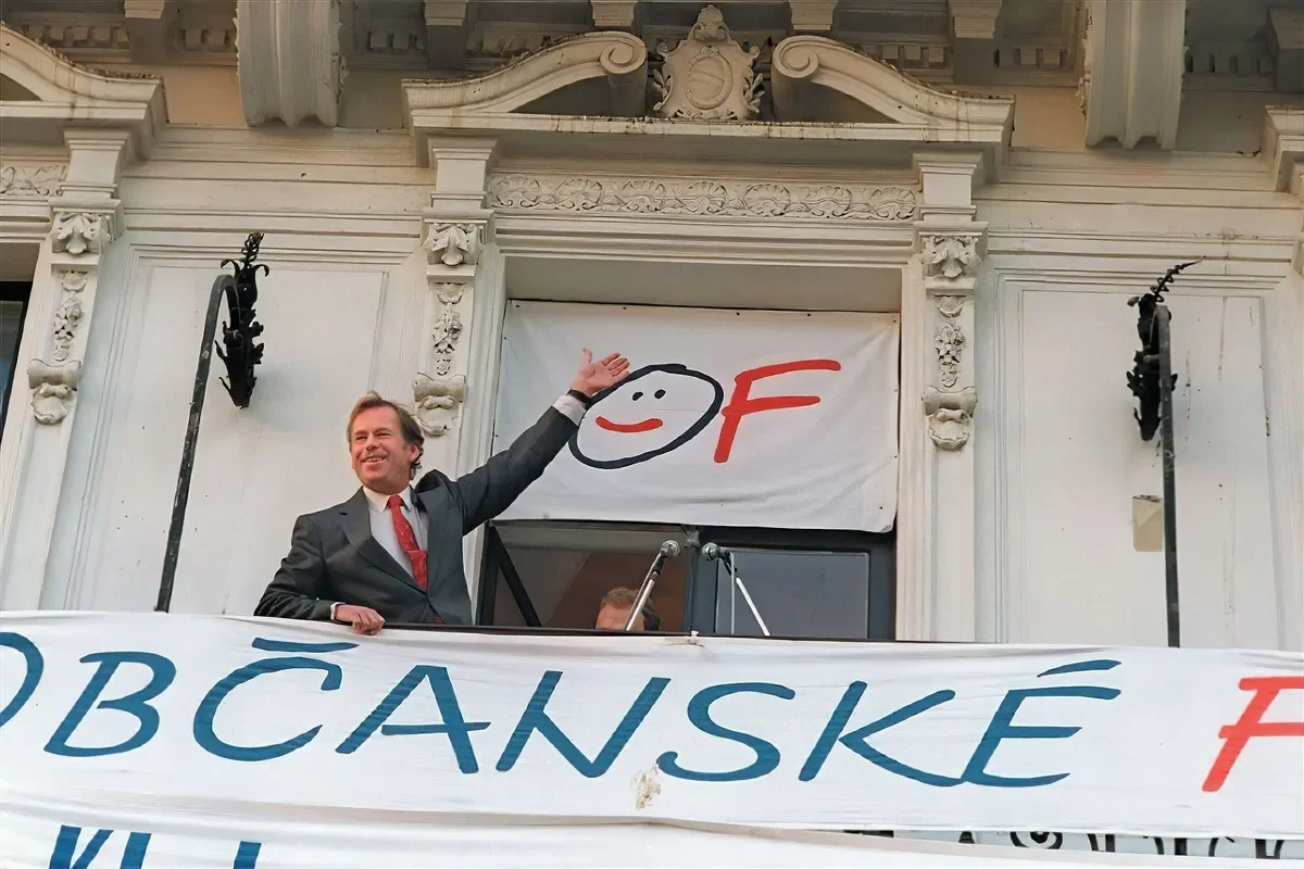 OF: Not OnlyFans, but Občanské Fórum – the Iconic Logo of the Velvet Revolution