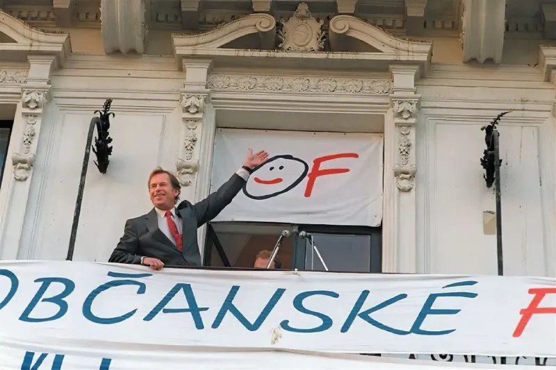OF: Not OnlyFans, but Občanské Fórum – the Iconic Logo of the Velvet Revolution
