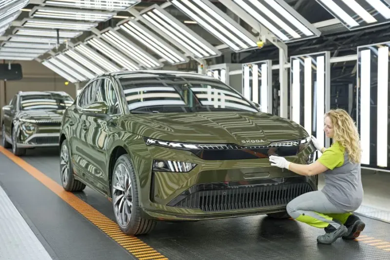 Škoda Auto Begins Production of the New Enyaq and Enyaq Coupé