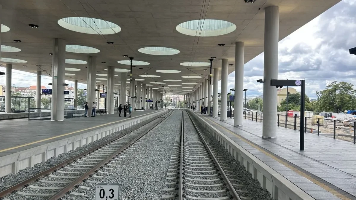 Praha-Bubny’s New Train Station Opens